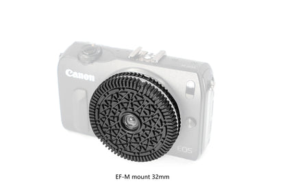 EF-M RF LM L39 M4/3 FX E-Mount Pan-Focus 30mm f/10 Free Focus Lens — Playful Street & Vintage Film Style for Mirrorless Cameras