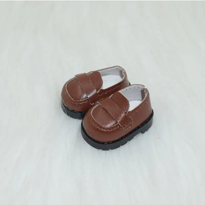 LABUBU Leather Shoes for 17cm Cotton Dolls – Casual Sports Boots DIY Doll Accessories