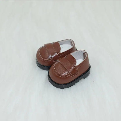 LABUBU Leather Shoes for 17cm Cotton Dolls – Casual Sports Boots DIY Doll Accessories