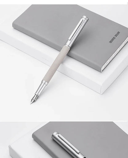 LT Hongdian Titanium Black Forest Calligraphy Pen — Student & Business Ink Pen with Gift Box
