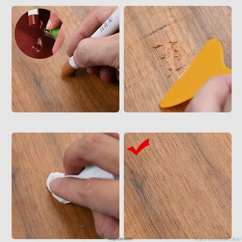 Wooden Furniture Floor Repair Pen - Waterproof Scratch Repair Maker for Wood Surfaces