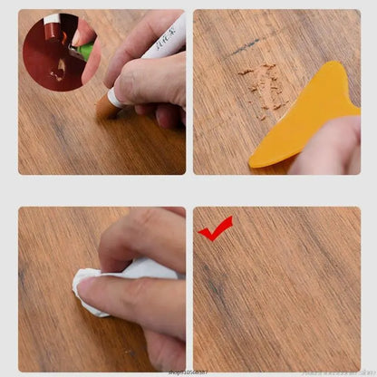 Wooden Furniture Floor Repair Pen - Waterproof Scratch Repair Maker for Wood Surfaces