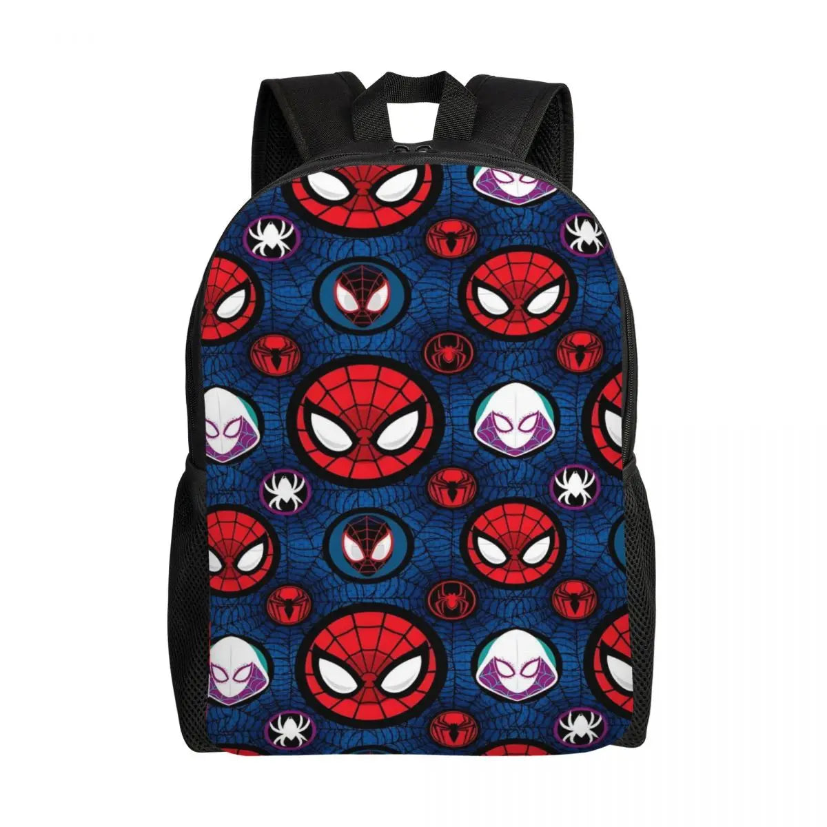 Custom Spider-Man Web Backpack – Water-Resistant School & College Bag for Men and Women