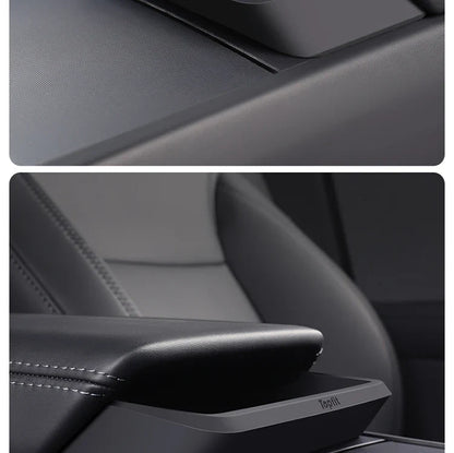 Central Armrest Storage Box for Tesla Model Y/3/3 Highland – Multi-Functional Glasses & Phone Organizer Case, 2024 Accessory