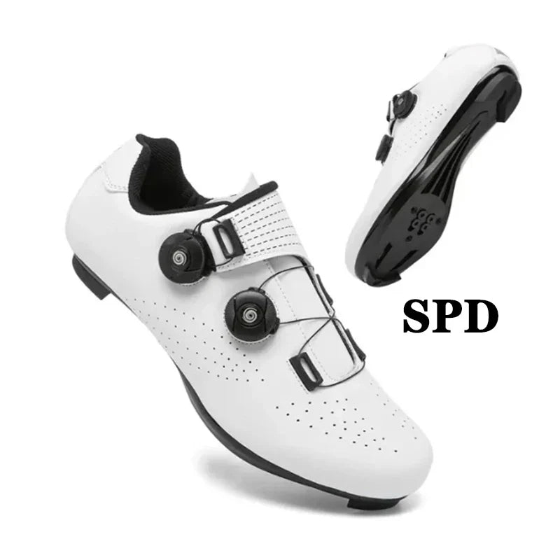 Men’s MTB Cycling Shoes — Flat Road & Trail Bike Sneakers with SPD Pedal Compatibility