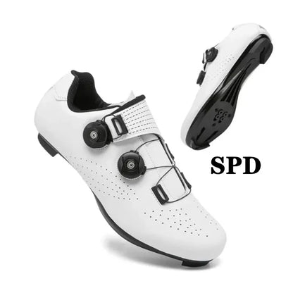 Men’s MTB Cycling Shoes — Flat Road & Trail Bike Sneakers with SPD Pedal Compatibility