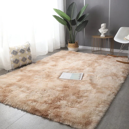 Plush Fluffy Area Rug – Soft Modern Carpet for Living Room, Sofa, Kids Bedroom, Playroom, Perfect Christmas Gift