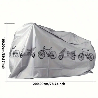 Waterproof Bicycle & Motorcycle Cover – Outdoor Rainproof Sunscreen Protection for MTB & Bike Gear