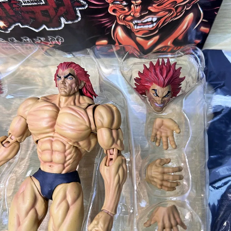 ST Baki Hanma Son of Ogre Action Figure – Hanma Yuujiro PVC Fighting Anime Model Toy Collection Gift