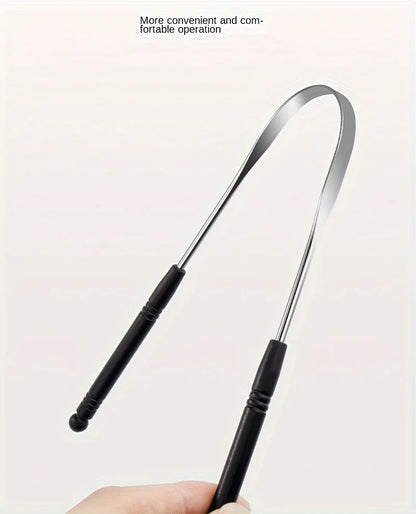 Stainless Steel Tongue Scraper – High-Quality Oral Tongue Cleaner Brush for Superior Oral Hygiene