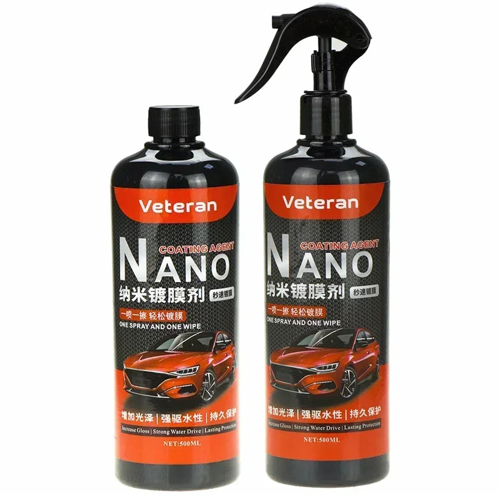 500ML/250ML Car Ceramic Coating – 9H Hardness Nano Glass Polish for Car Detailing & Protection