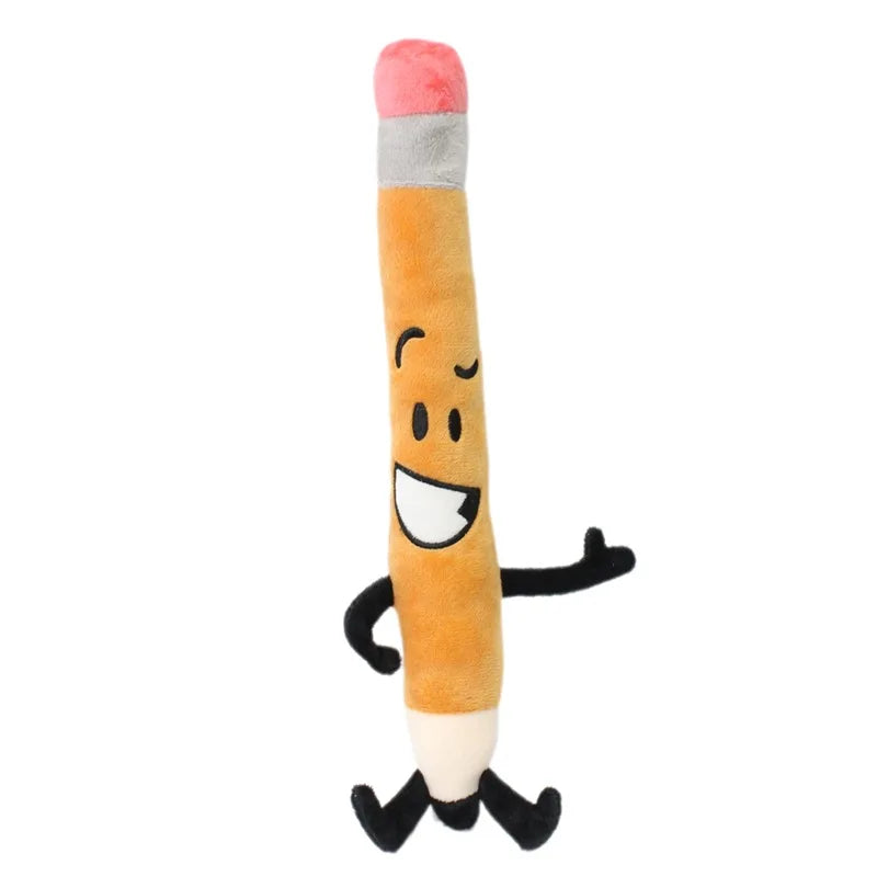18-Style Battle for Dream Island Plush Toys — Marker, Pen, Fries, Bottle, Nail, Pie, Stapler, Cloud, Tree, Ruby Plushie Pillow Dolls for Kids