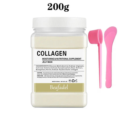 650g Rose Jelly Peel-Off Facial Mask Powder – Collagen Hydroplastic Crystal Skin Care Mask for Face Treatment