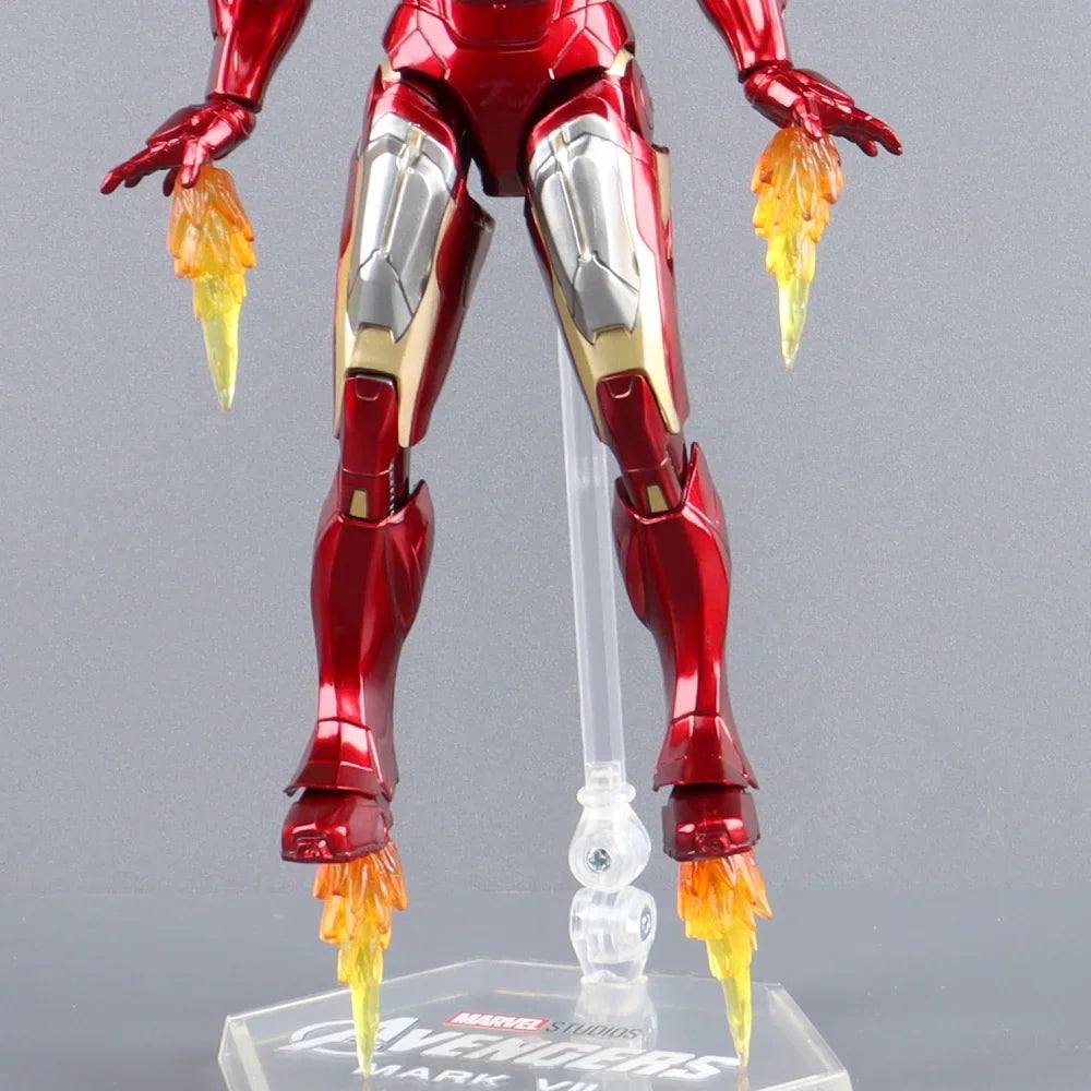 ZD Toys 7" Iron Man Action Figures – Joint Movable MK1 to MK50 Movie Collectible Dolls