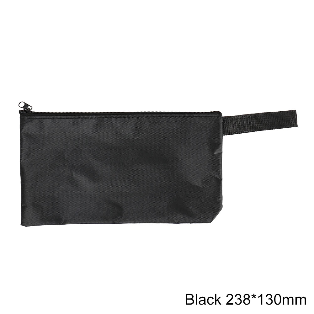 Waterproof Oxford Canvas Tool Bag — 420D Zipper Organizer, Portable Travel Storage Pouch for Tools & Accessories