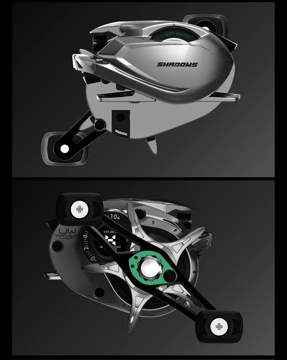 Histar Verdant BFS Ultra-Light 118g Carbon Fiber Baitcasting Reel – 7.2:1 Gear Ratio, 4KG Drag, Durable & High-Performance