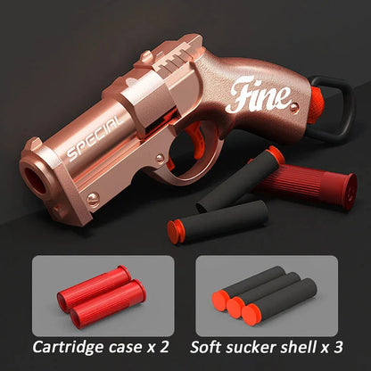 Mini S686 Soft Bullet Launcher Toy Gun – Airsoft Foam Bullet Blaster for Kids, Outdoor Pistol Weapon