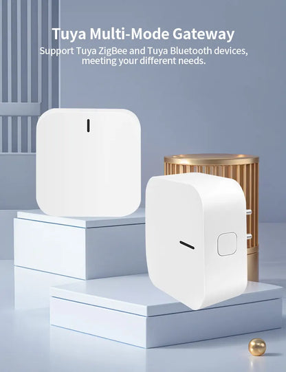 New Tuya Plug-in Multi-Mode ZigBee Bluetooth Gateway Hub – Smart Home Appliances Remote Controller, Alexa & Google Home Voice Control