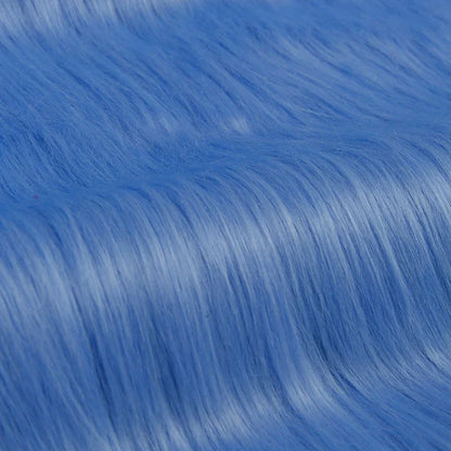 25x45cm Long Hair Faux Fur Fabric — DIY Animal Suit, Doll Hair, Beard Craft Material for Patchwork, Garment Sewing Accessories