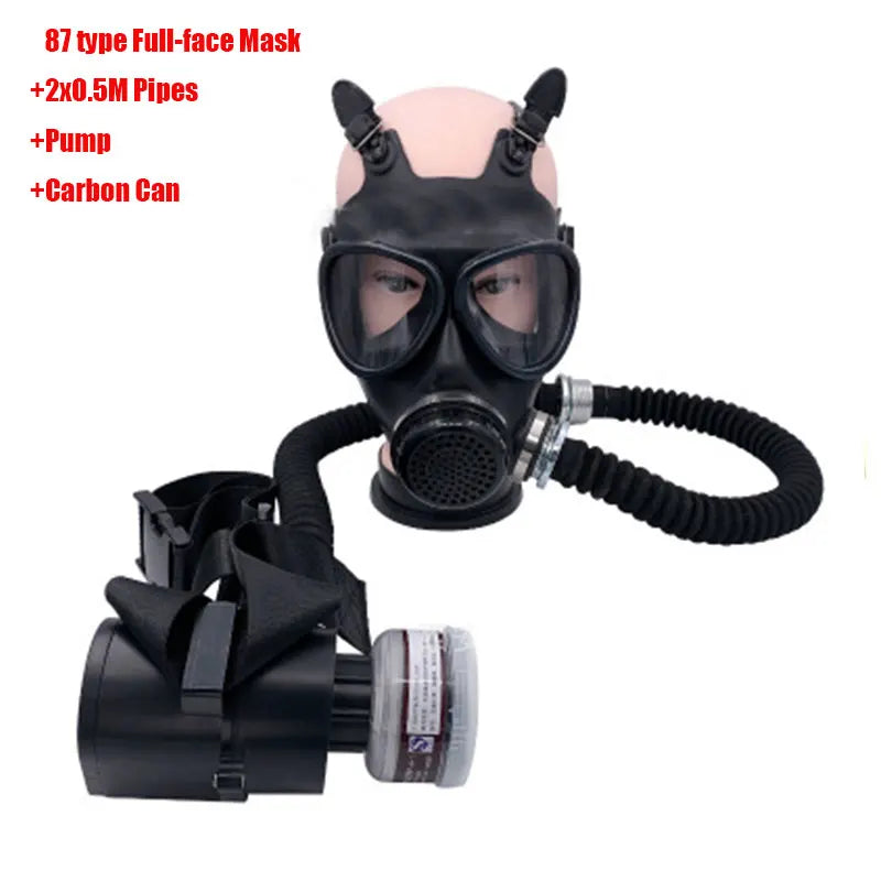 Electric Constant Airflow Full/Half Face Gas Mask – Supplied-Air Respirator for Workplace Safety & Protection