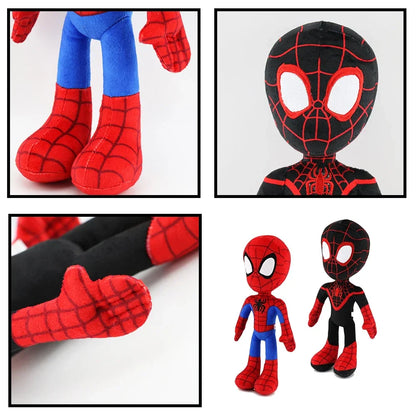 30cm Marvel Avengers Spider-Man Plush Toy - Anime Cartoon Figure, Kawaii Cute Stuffed Doll, Ideal Child's Christmas Gift