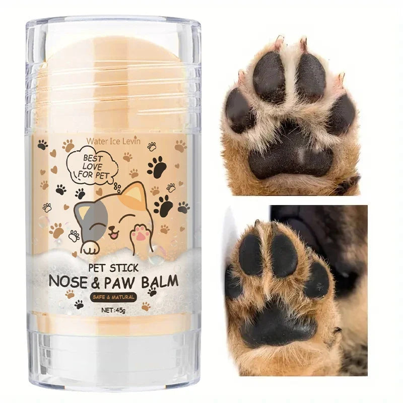 45g Dog Nose & Paw Balm - Moisturizing Paw Protector & Cracked Paw Repair Cream for Cats and Dogs