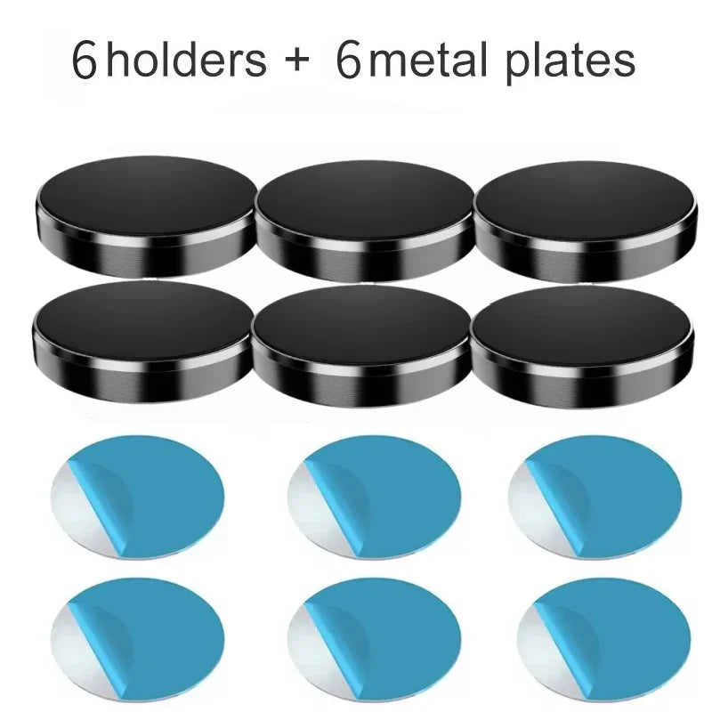 Universal Magnetic Car Phone Holder — Dashboard & Wall Mount Stand for iPhone, Xiaomi, Huawei, Samsung