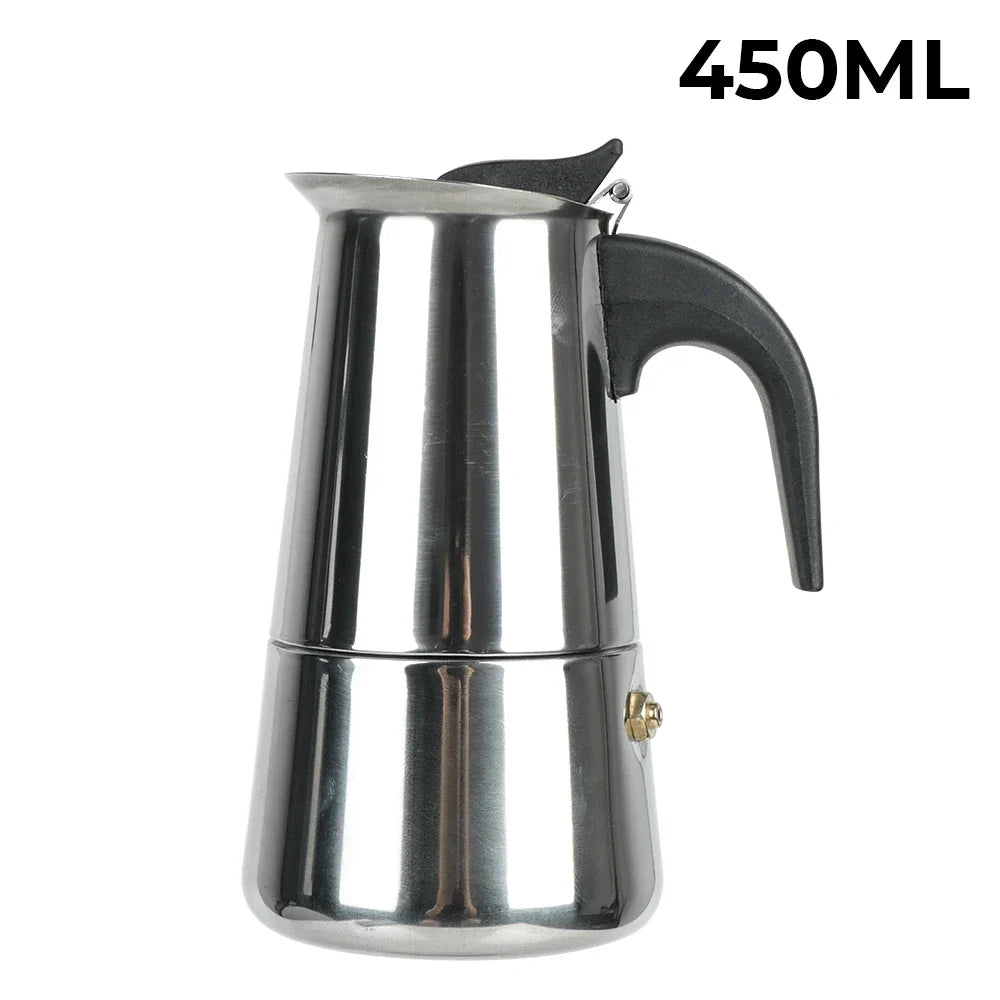 Mocha Coffee Pot - Aluminum Octagonal Stovetop Coffee & Tea Maker