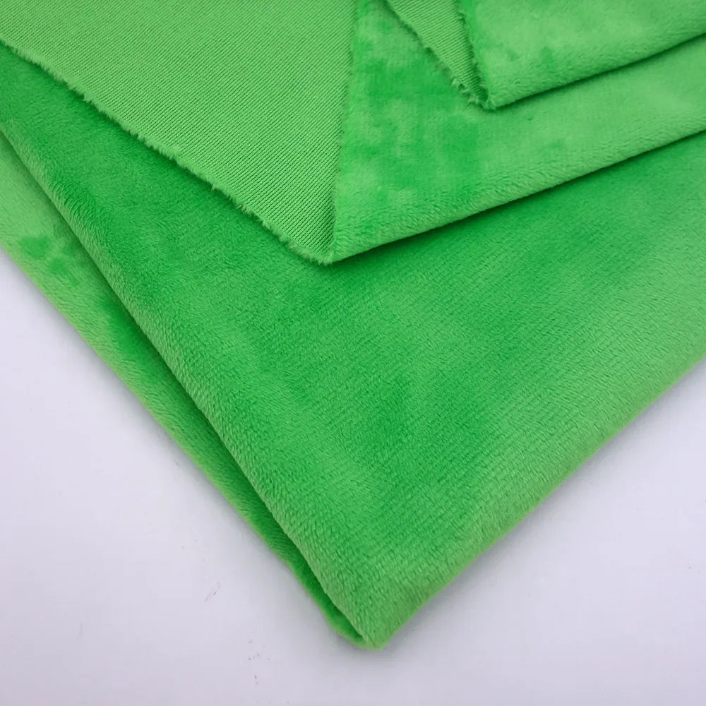 160CM/63" Wide Minky Plush Fabric – Super Soft Flannel Fabric for DIY Dolls, Toys, and Crafts, Sold by the Meter