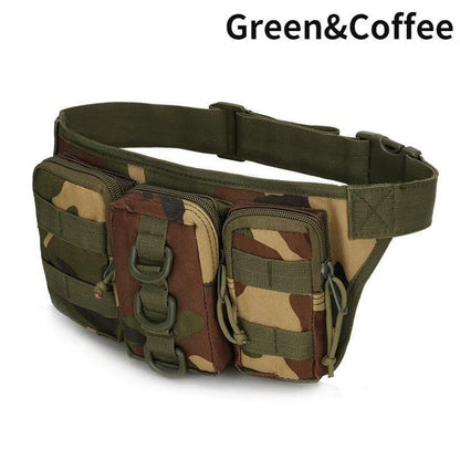 Men’s Waterproof Oxford Cloth Belt Bag – Outdoor Waist Pack for Hiking, Camping, Fishing, and Mountaineering
