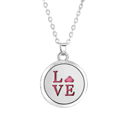 Tree of Life Aromatherapy Necklace – Stainless Steel Essential Oil Diffuser Locket Pendant