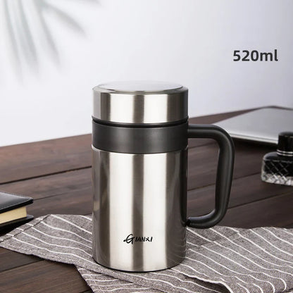 Large Capacity Stainless Steel Vacuum Flask Heat Preservation Insulated Household Cup