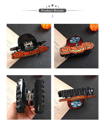 Muweordy Horror Series Hair Claw | Halloween Clown Crab Hair Clip for Women
