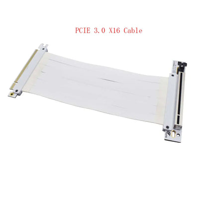 TISHRIC PCIe X16 Extension Cable - Shielded PCIe 4.0/3.0 Graphics Card Riser Cord