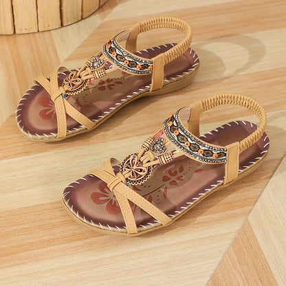 Women’s Summer Casual Sandals - Comfortable Walking Beach Shoes Outdoor Party Footwear for Ladies