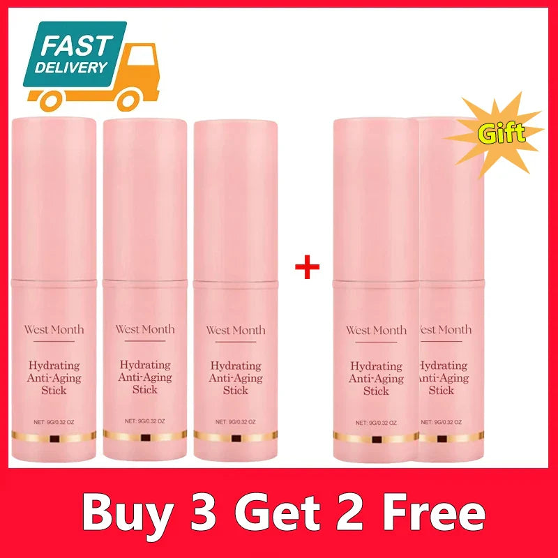 Collagen Multi-Bounce Balm Stick – Instant Wrinkle Removal, Anti-Aging, Firming & Brightening Moisturizer for Dull Skin