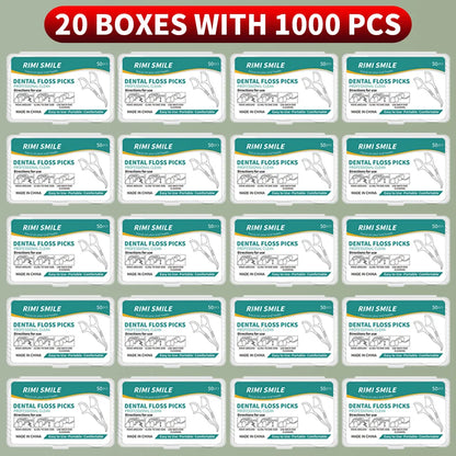 50/150/300/600/1000 PCS Dental Floss Sticks - Oral Care Tools for Effective Cleaning