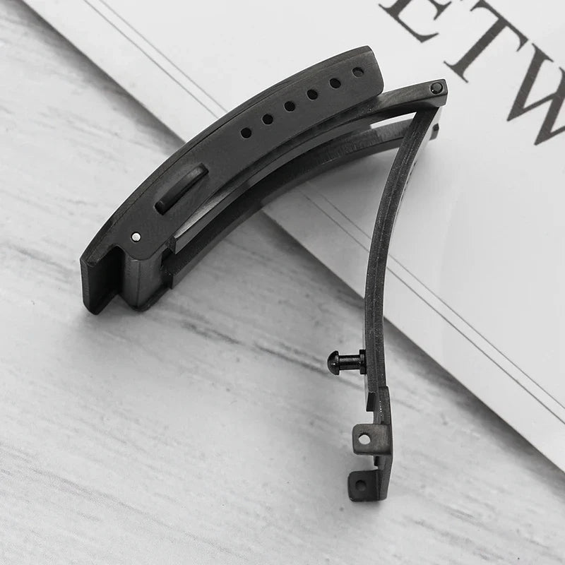 Watchdives Stainless Steel Watch Clasp – 16mm/18mm/20mm/22mm Folding Safety Milled Deployant Replacement Buckle
