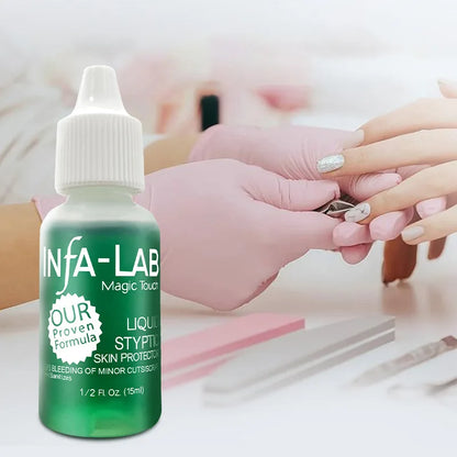 Nail Disinfection & Hemostatic Agent — Professional Manicure Pedicure Tool for Stopping Bleeding, Nail Care & Beauty Salon Emergency Use