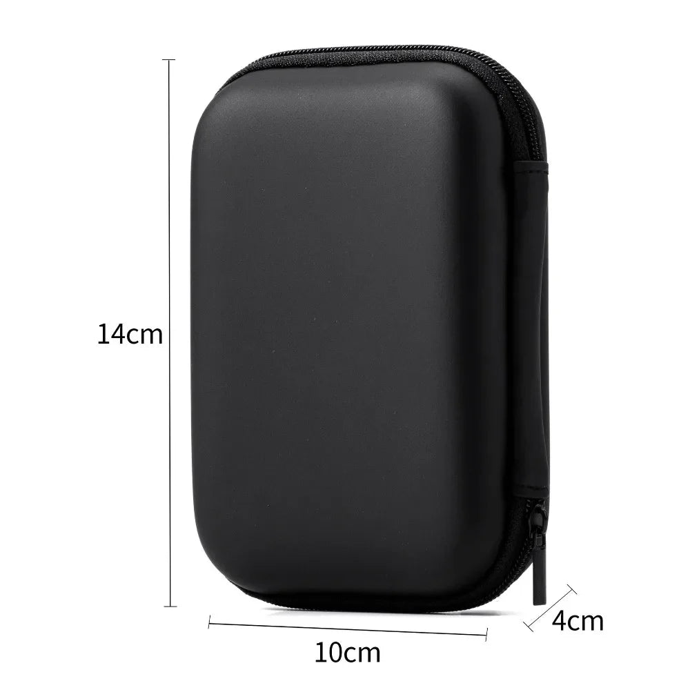 5.5-inch Portable EVA Game Console Storage Bag – Multi-Color Protective Case for GB300, FC, RG35XX Handhelds