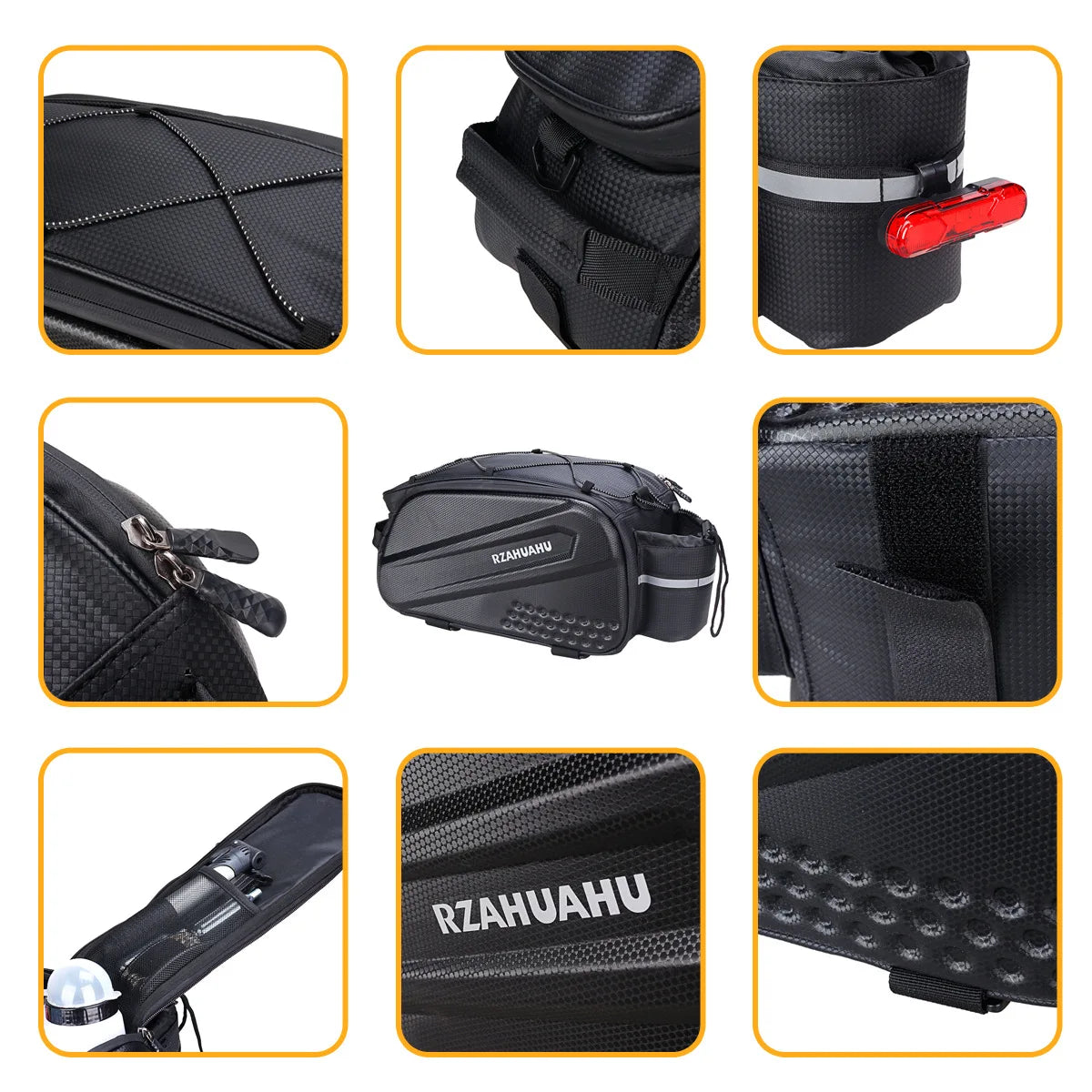 Large Capacity Bike Bag — Waterproof Bicycle Rear Carrier Pannier, Shoulder Handbag & Trunk Saddle Bag