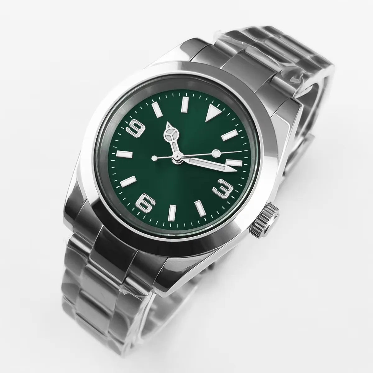 Corgeut 36mm/39mm Luxury Automatic Mechanical Watch – Sapphire Crystal, 10Bar Waterproof, Classic Number Dial Men’s Wristwatch