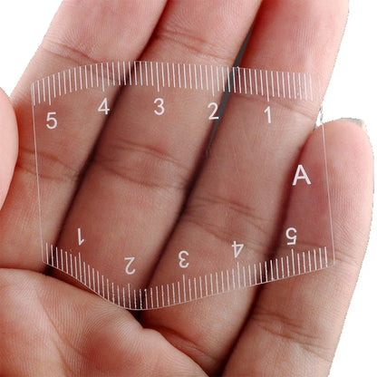 5PCS Brow Shaping Stencils – Portable Eyebrow Design Ruler for Instant Brow Drawing & Grooming Gift