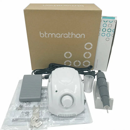 65W Electric Nail Drill BT Marathon Champion-3 – Micromotor Control Box DC30V, 35000RPM, H200 Handle Milling Machine for Manicure
