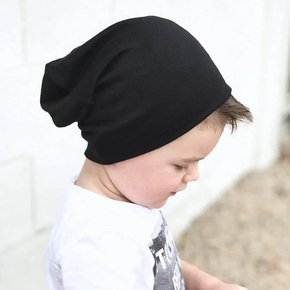 2pcs Baby Hat and Scarf Set - Soft Elastic Cotton Beanie for Boys and Girls, Hip Hop Cap for Autumn and Winter, Warm Newborn Accessories