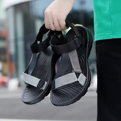 Men’s Non-Slip Summer Sandals – Outdoor Beach Flip Flops, Waterproof Casual Water Shoes Comfortable Lightweight Footwear 9072