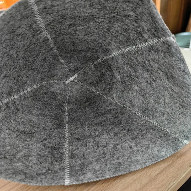 Felt Sauna Hat — Steam Cap for Men & Women, Home and Steam Room Sauna Accessory