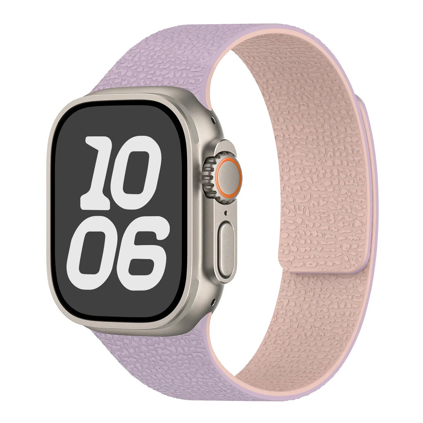 Silicone Magnetic Strap for Apple Watch - Adjustable Band for 49mm/46mm/45mm/44mm/42mm/41mm/40mm Series Ultra, SE & More