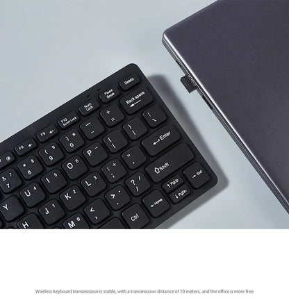 2.4G Wireless Mini Keyboard and Mouse Combo – Portable Set for Notebook, Laptop, Mac, PC, Smart TV & PS4