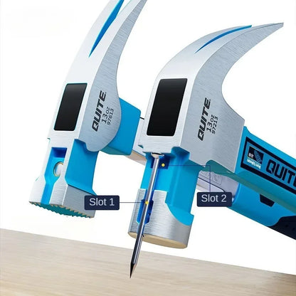 High-Carbon Steel Claw Hammer - Professional Carpenter Woodworking Hand Tool for Construction & DIY Projects